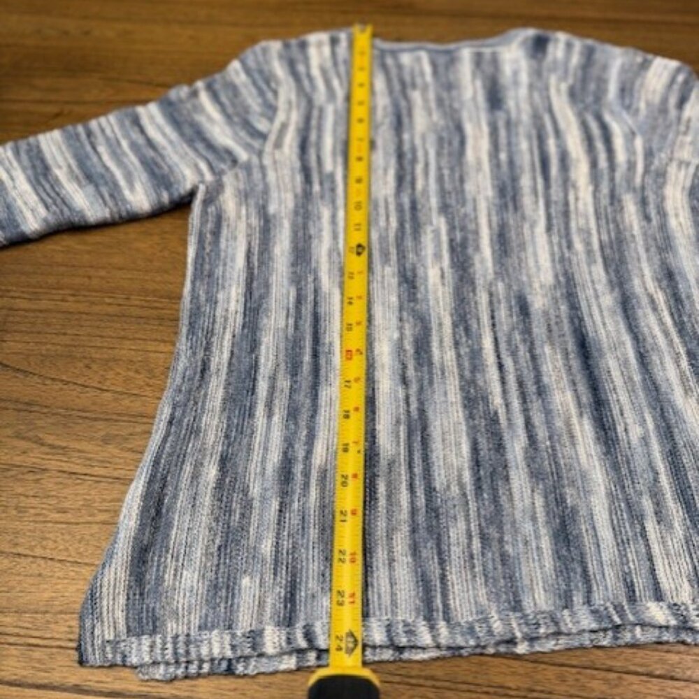 J. Jill "PURE JILL" Linear Space-Dyed Sweater - Picture 9 of 12